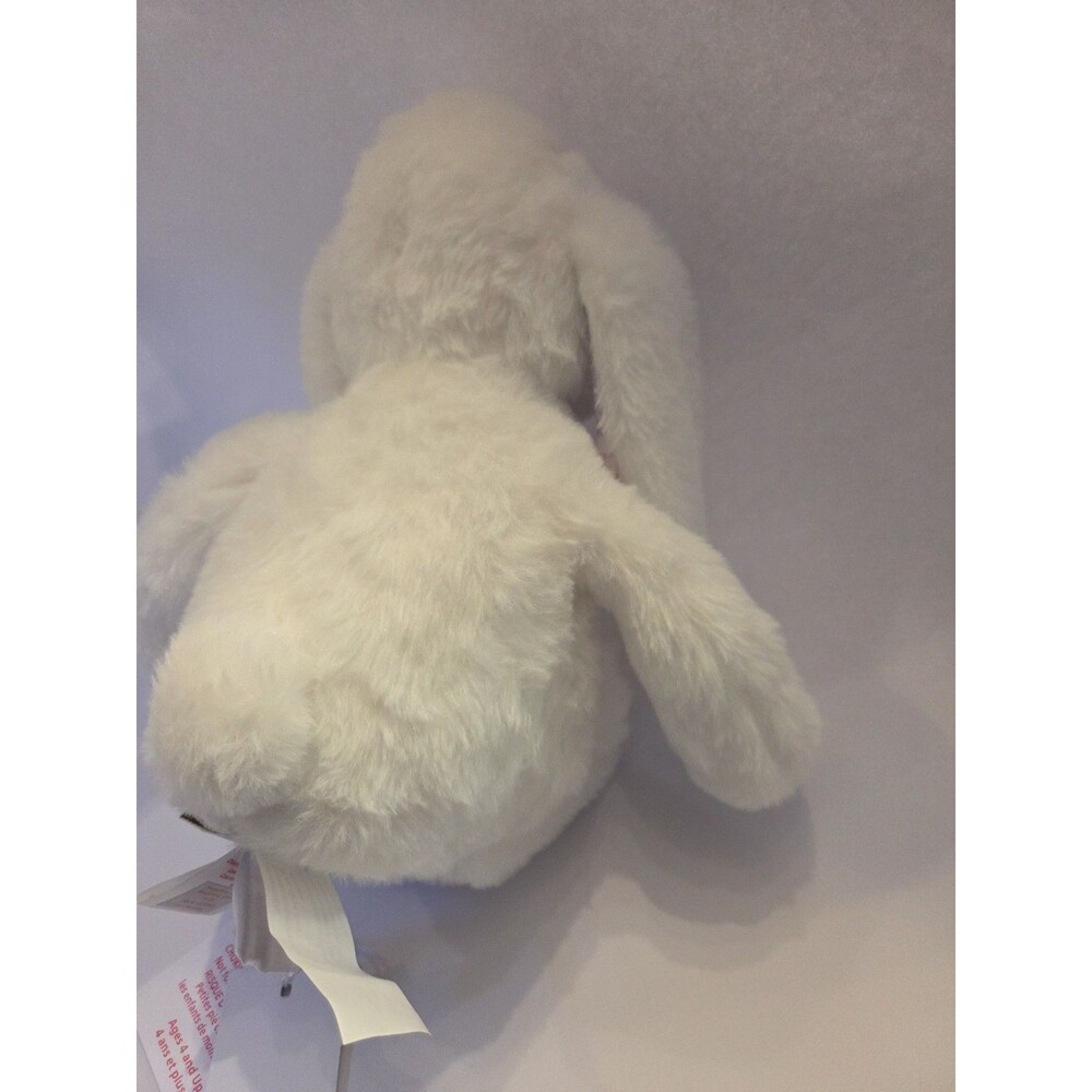 NWT Lilly Pulitzer Plush Bunny Rabbit Floral Ears Feet White Easter 9" - Picture 7 of 10
